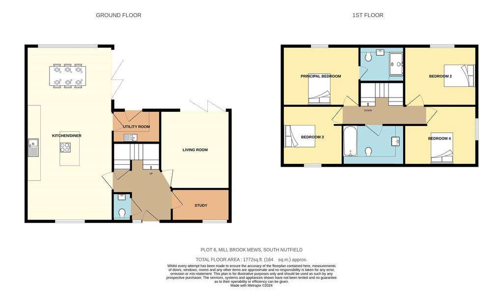 4 bedroom detached house for sale - floorplan