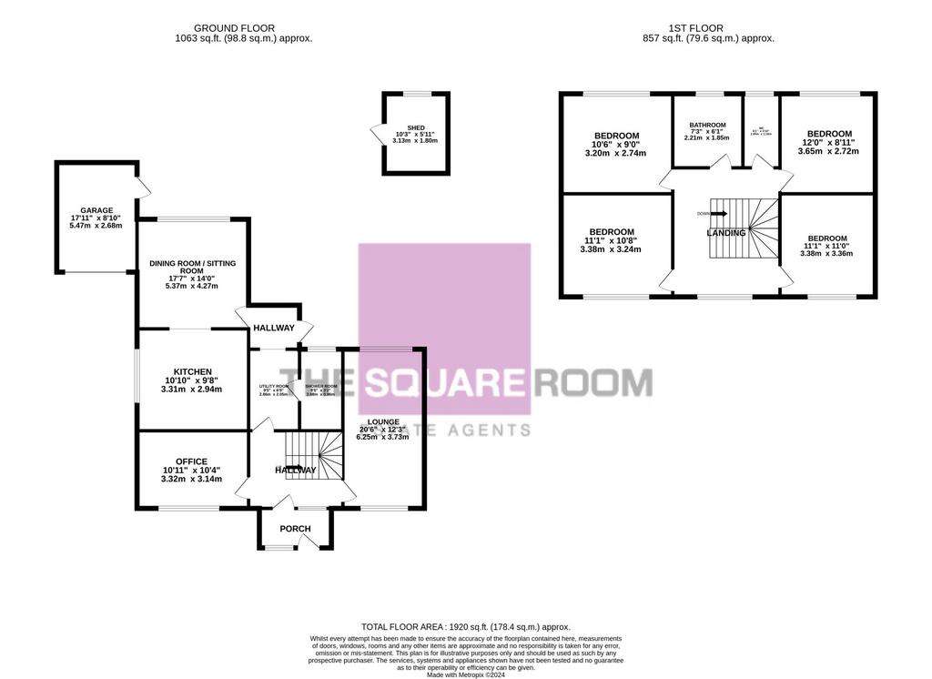 4 bedroom detached house for sale - floorplan