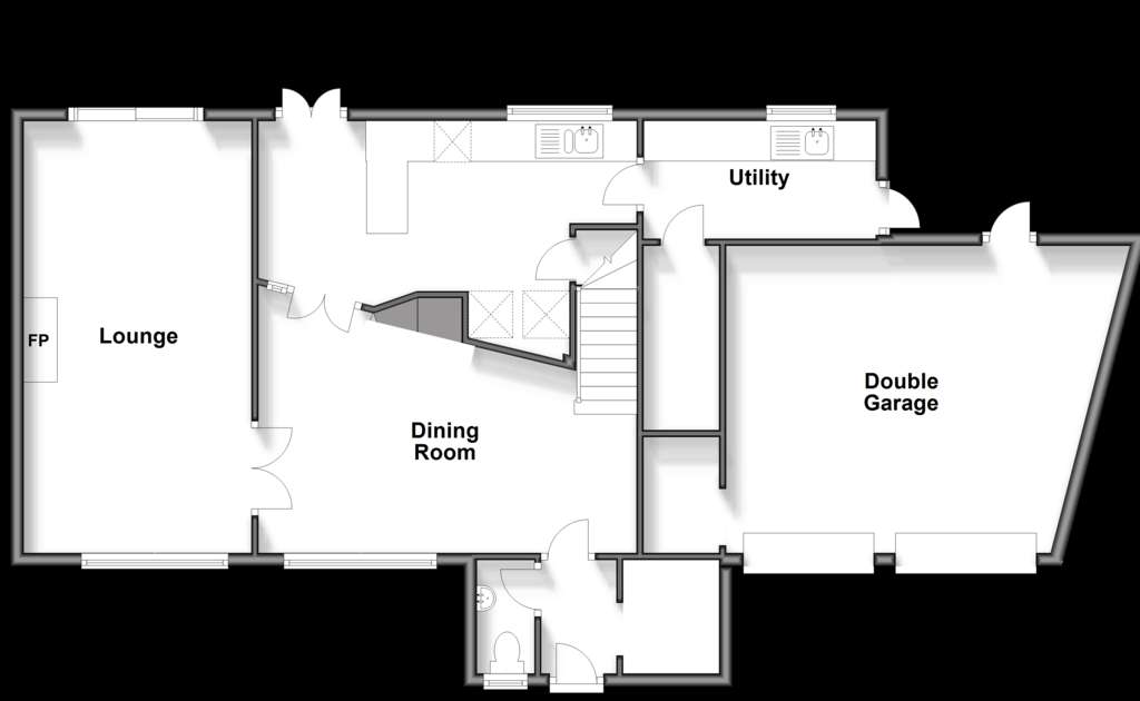 4 bedroom link-detached house for sale - floorplan