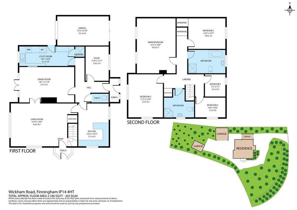 5 bedroom detached house for sale - floorplan