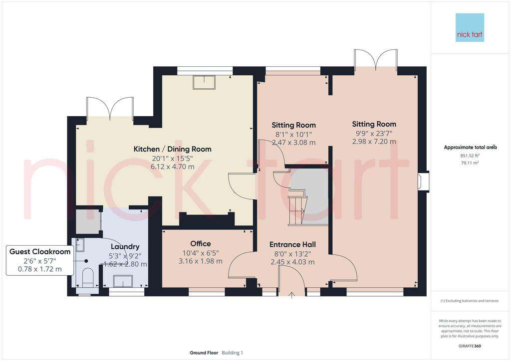 3 bedroom detached house for sale - floorplan