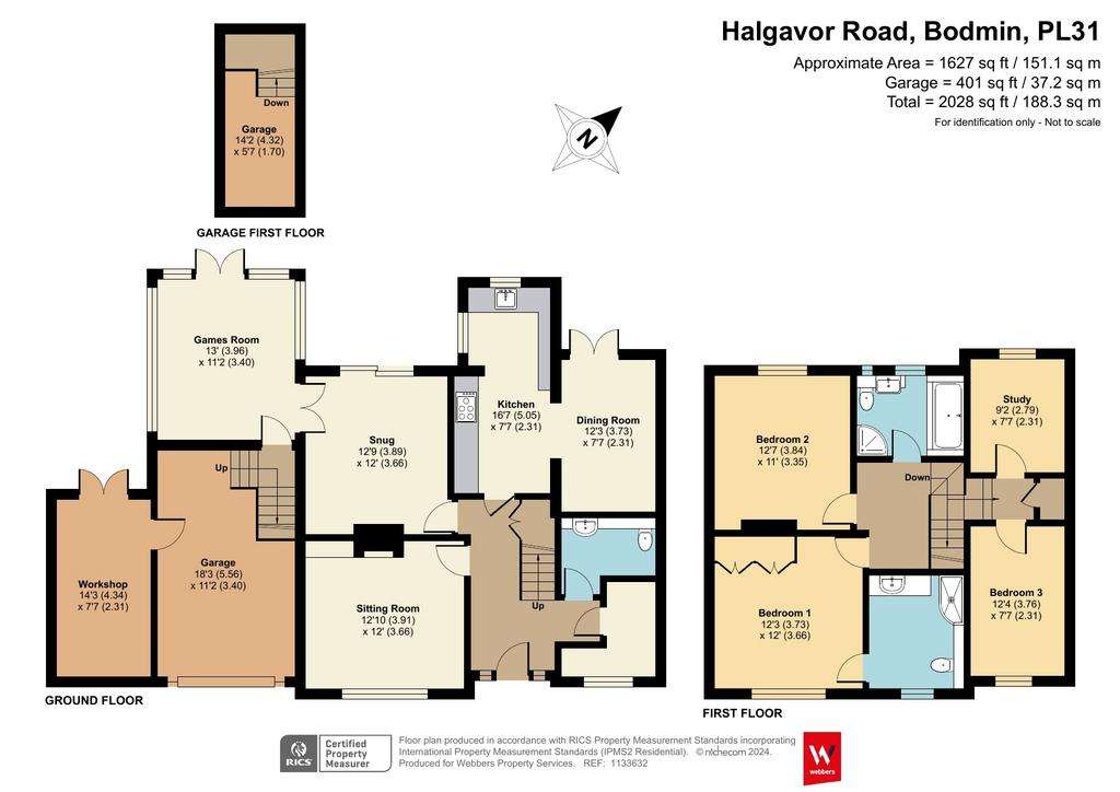 4 bedroom detached house for sale - floorplan