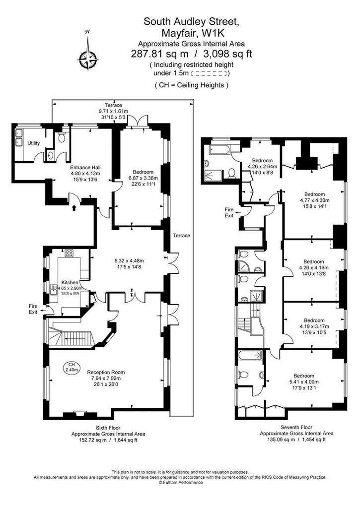 5 bedroom flat to rent - floorplan