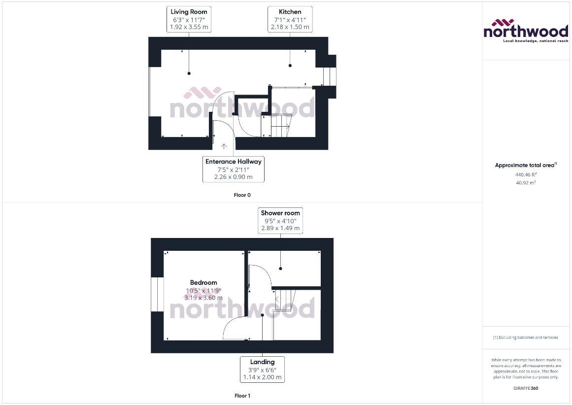 1 bedroom flat for sale - floorplan