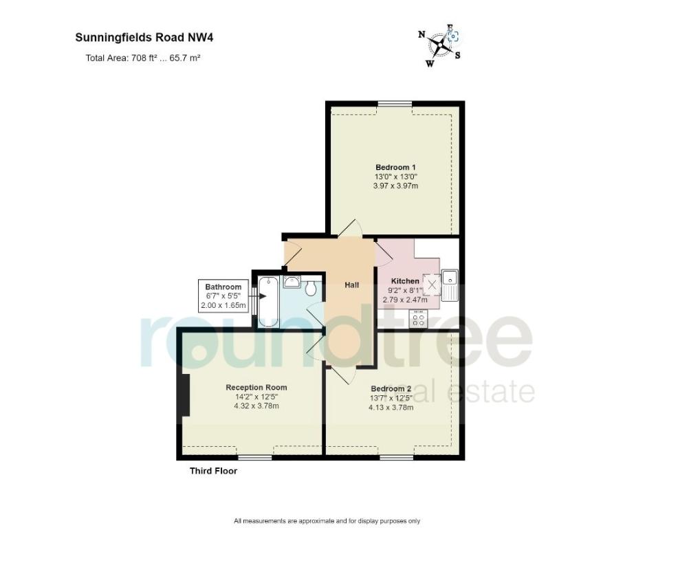 2 bedroom flat for sale - floorplan