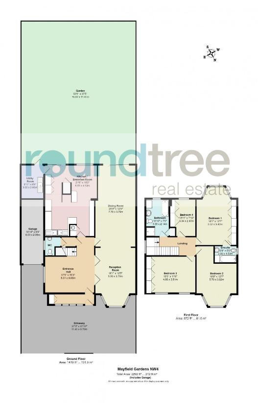 4 bedroom property for sale - floorplan