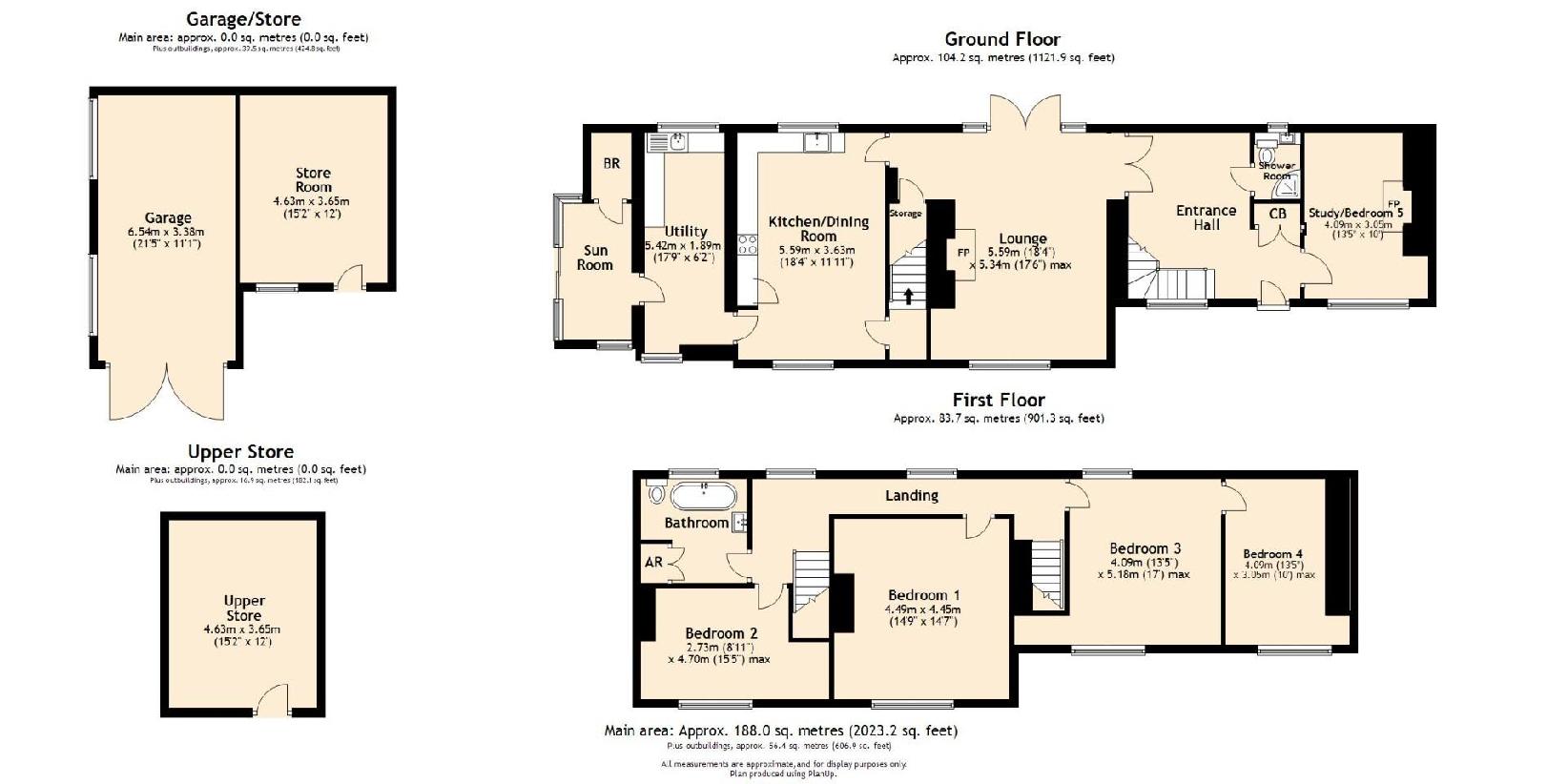 4 bedroom detached house for sale - floorplan