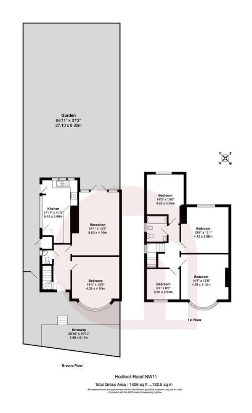 4 bedroom property for sale - floorplan