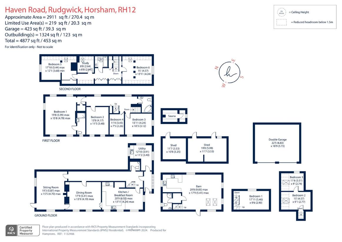 6 bedroom detached house for sale - floorplan