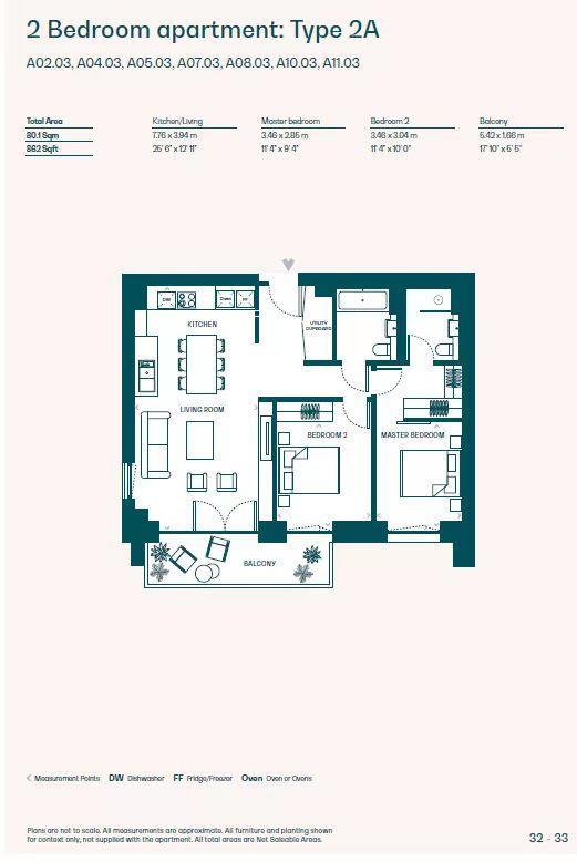 2 bedroom flat for sale - floorplan