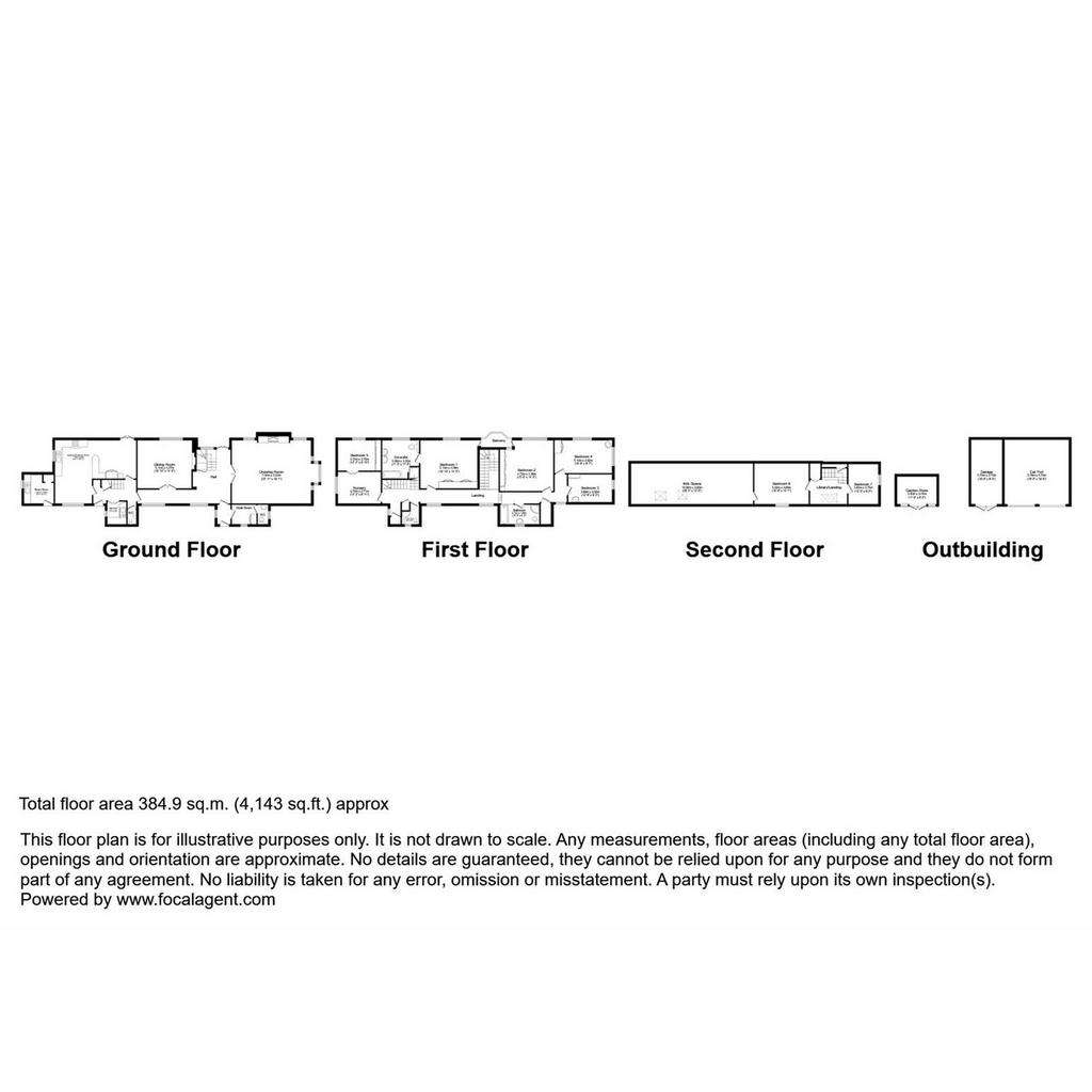 6 bedroom detached house for sale - floorplan