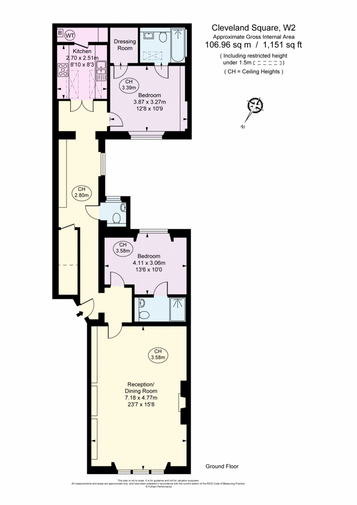 2 bedroom flat for sale - floorplan