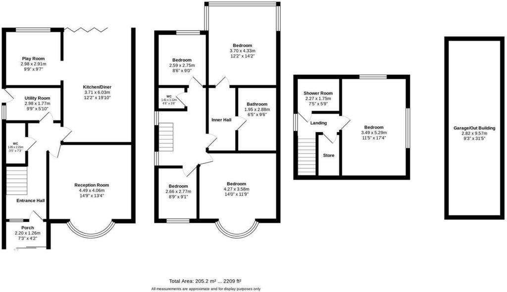 5 bedroom detached house for sale - floorplan