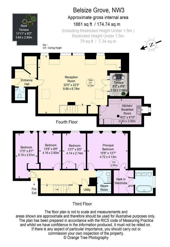 4 bedroom flat for sale - floorplan