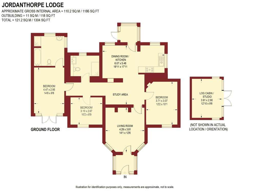 3 bedroom detached house for sale - floorplan