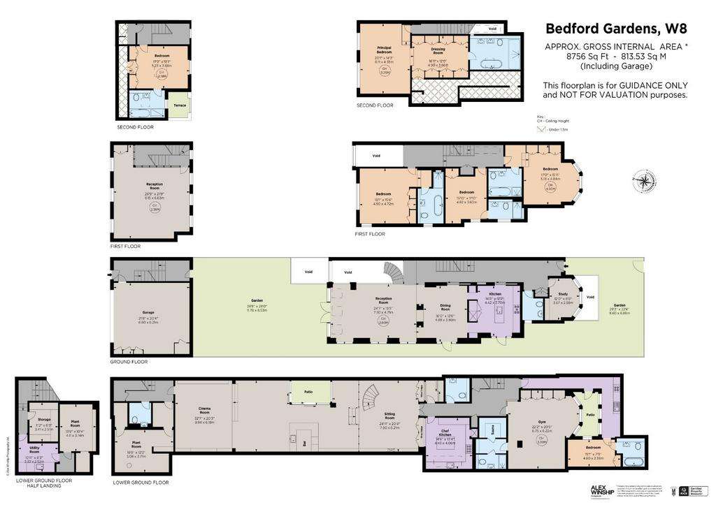 6 bedroom semi-detached house for sale - floorplan