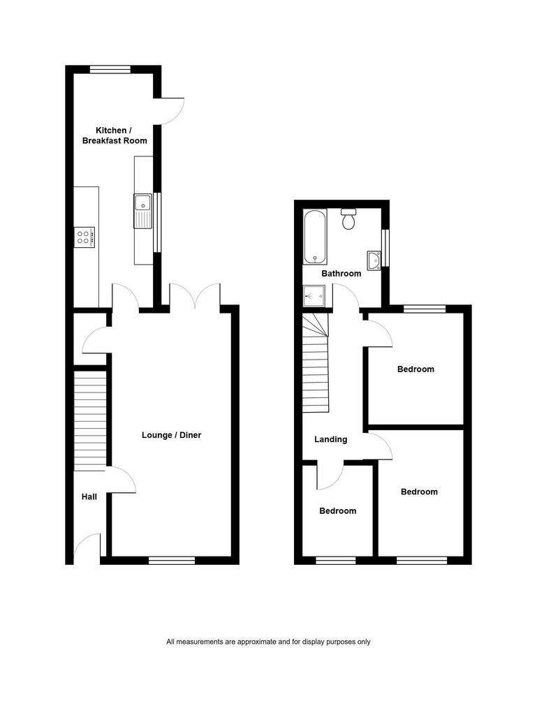 3 bedroom semi-detached house for sale - floorplan