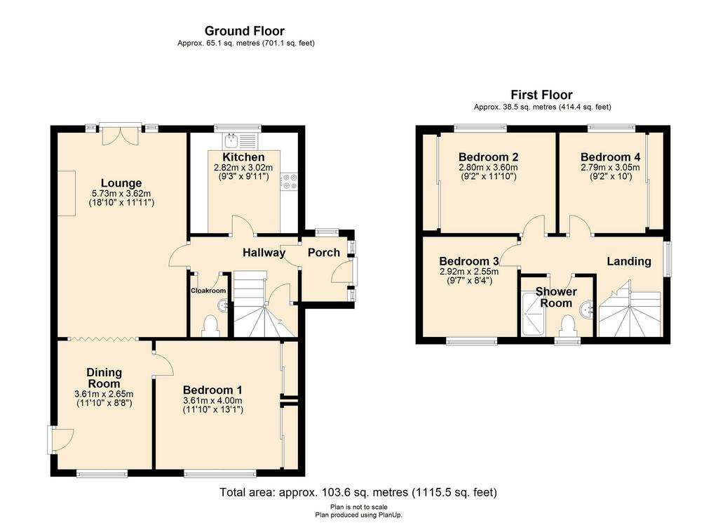 4 bedroom detached house for sale - floorplan