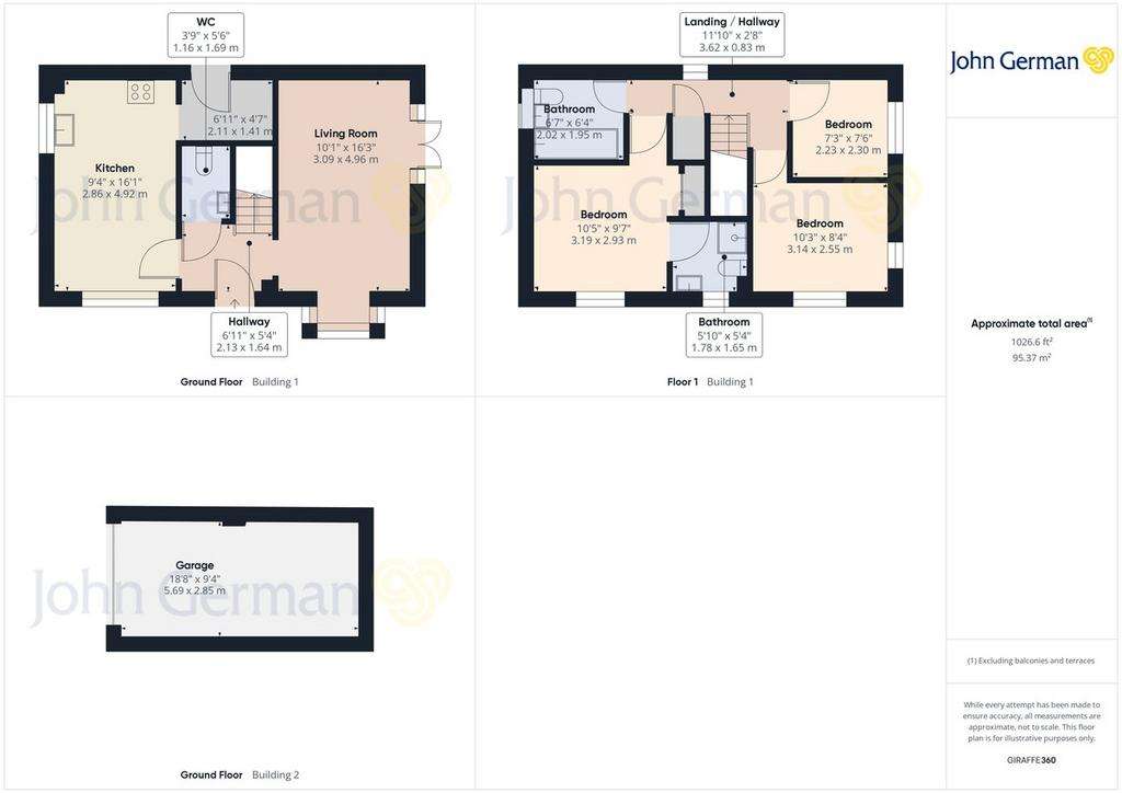 3 bedroom detached house for sale - floorplan