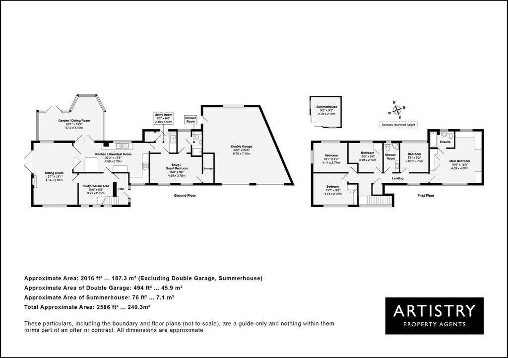 5 bedroom detached house for sale - floorplan