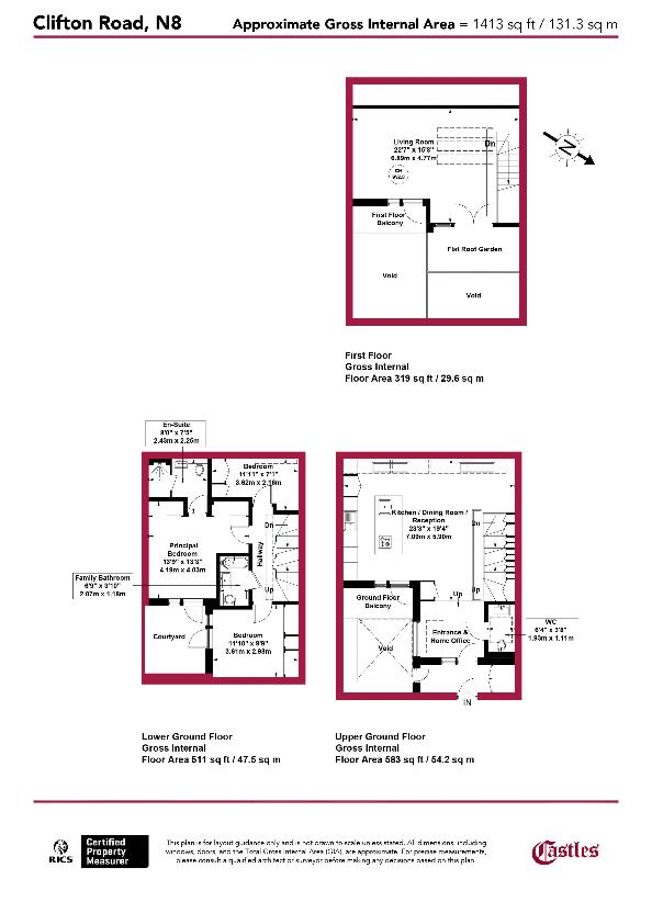 3 bedroom detached house for sale - floorplan