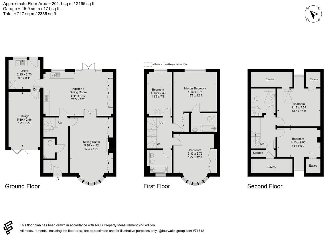 5 bedroom semi-detached house for sale - floorplan