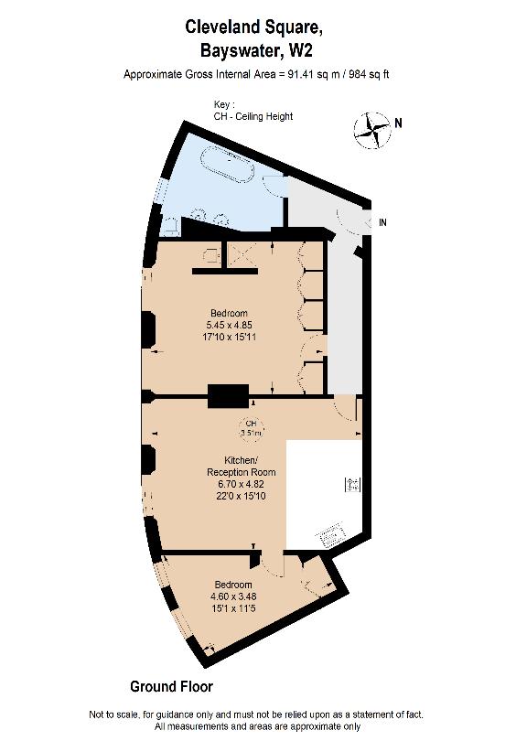 2 bedroom flat for sale - floorplan