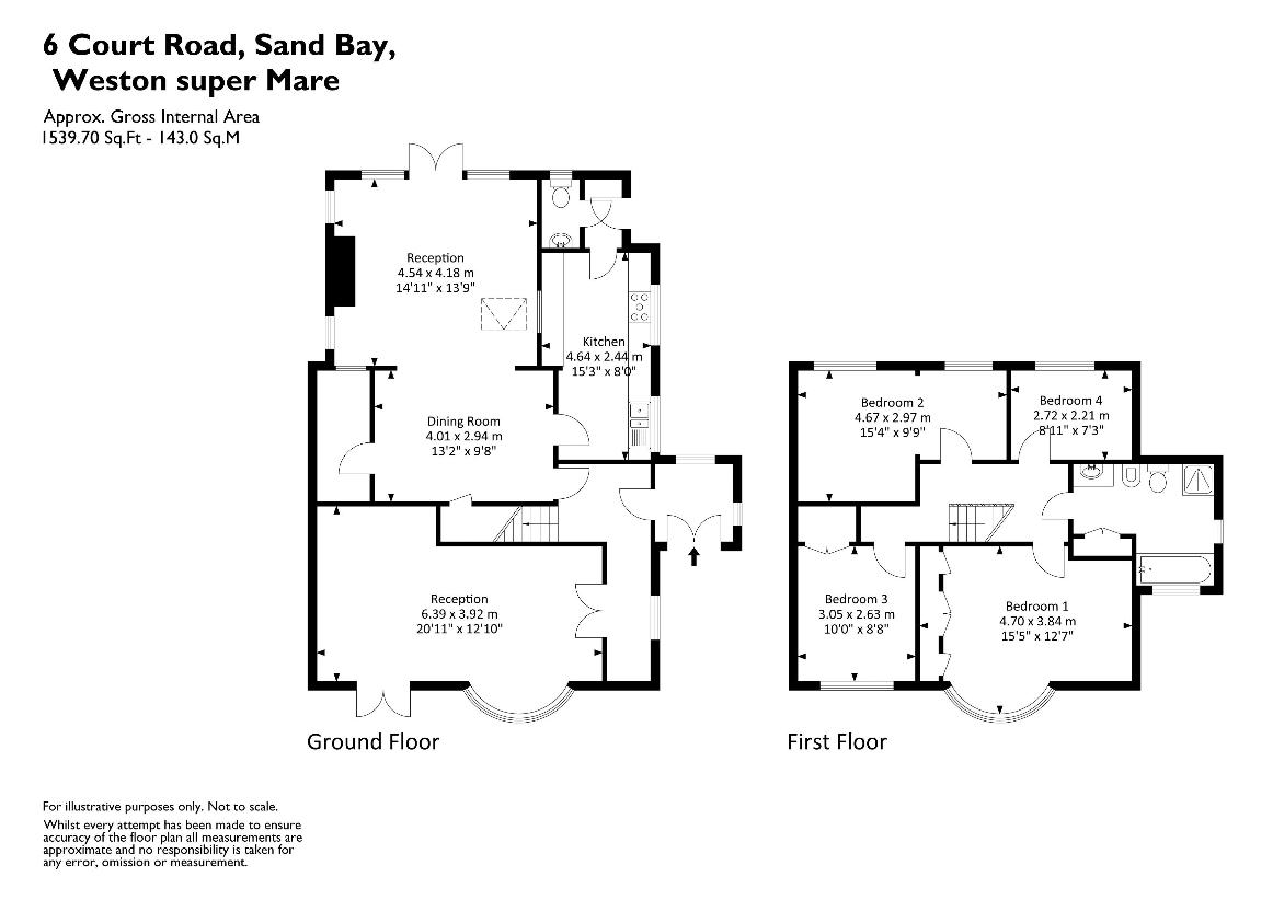 4 bedroom detached house for sale - floorplan