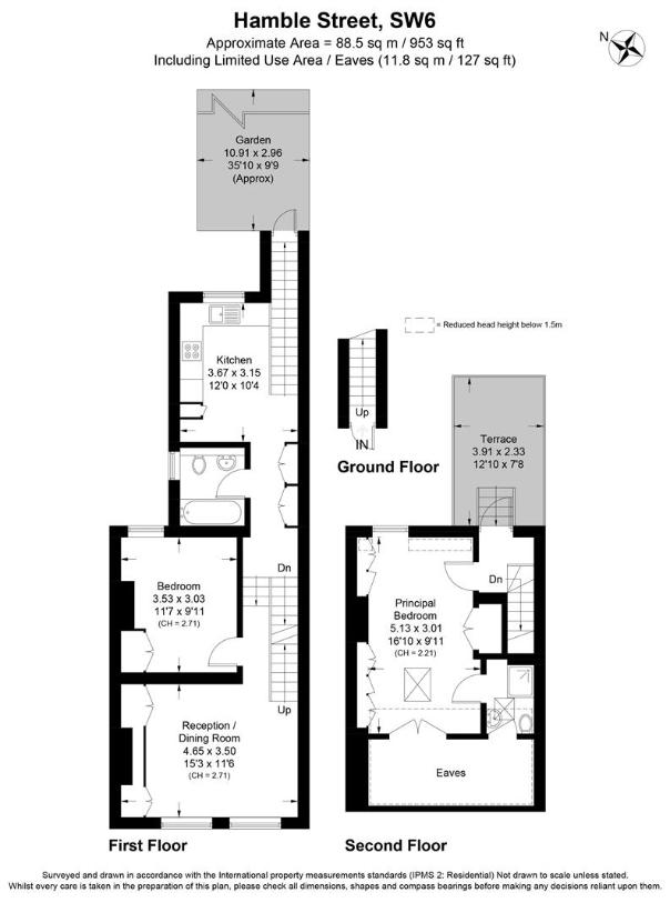 2 bedroom flat for sale - floorplan