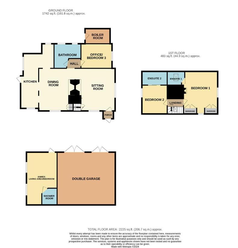 3 bedroom cottage for sale - floorplan