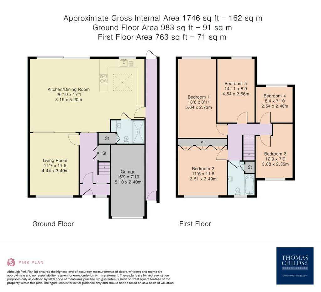 5 bedroom detached house to rent - floorplan