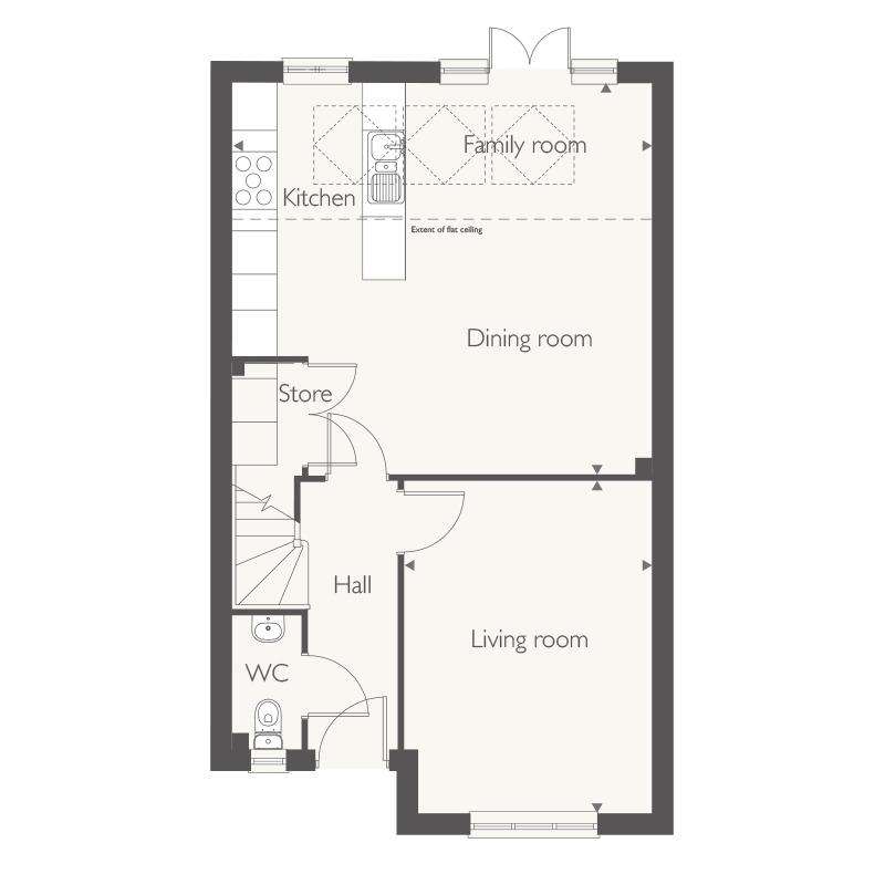 3 bedroom detached house for sale - floorplan