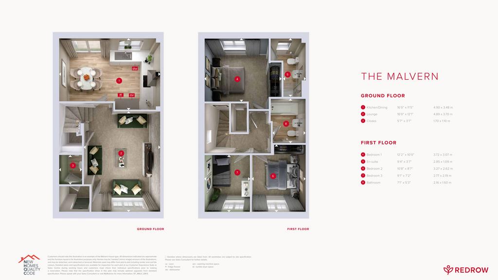 3 bedroom end of terrace house for sale - floorplan