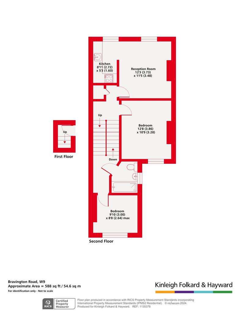 2 bedroom flat for sale - floorplan