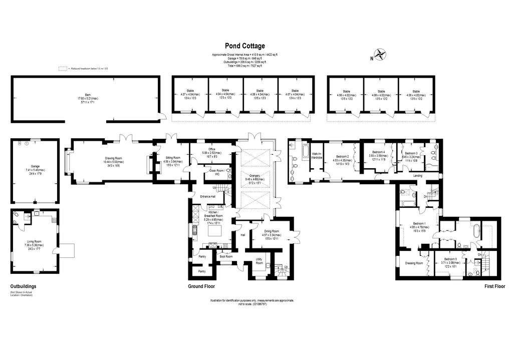 5 bedroom detached house for sale - floorplan