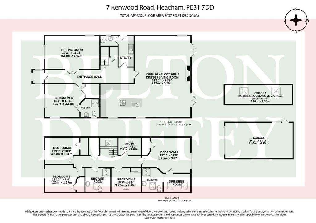 5 bedroom detached house for sale - floorplan