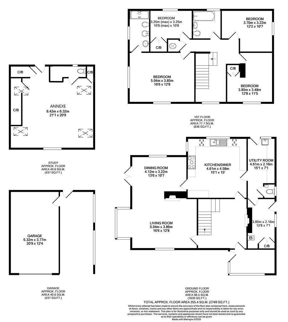 5 bedroom detached house for sale - floorplan