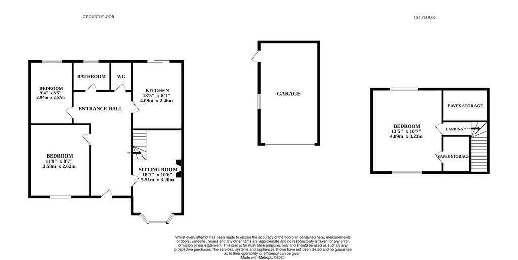 3 bedroom chalet for sale - floorplan