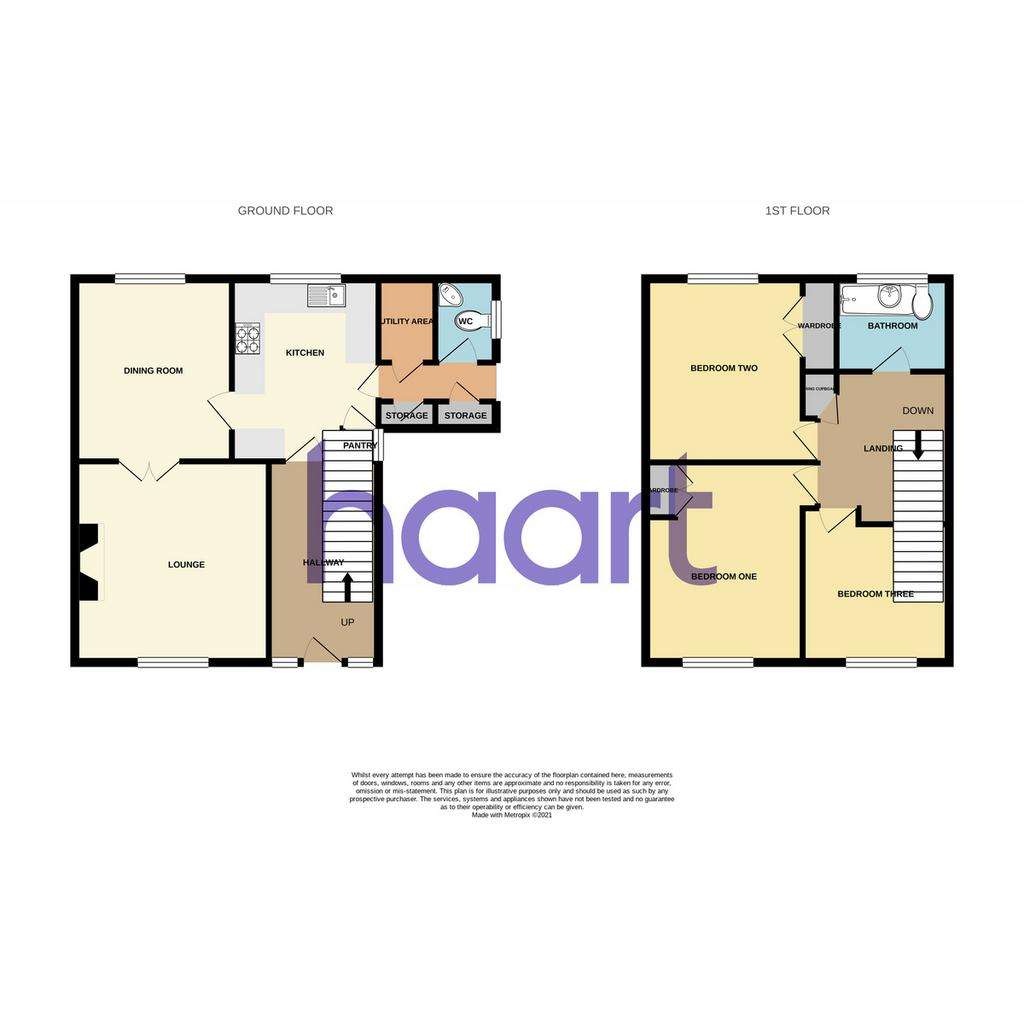 3 bedroom semi-detached house for sale - floorplan