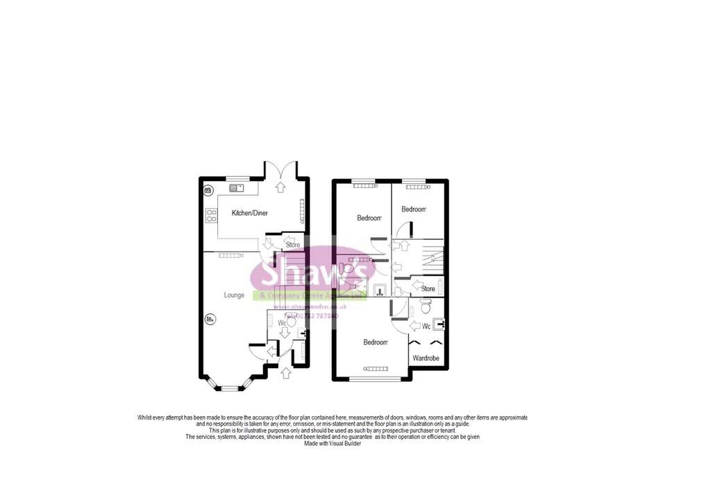 3 bedroom detached house for sale - floorplan