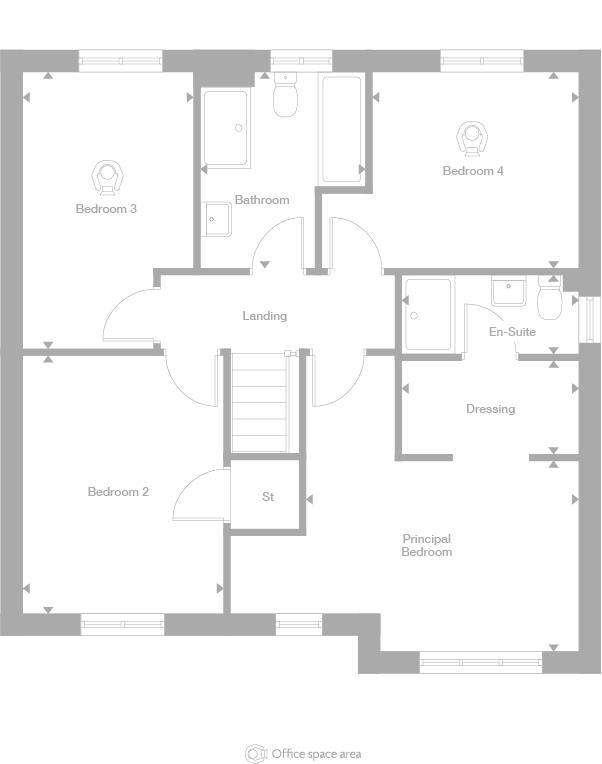 4 bedroom detached house for sale - floorplan