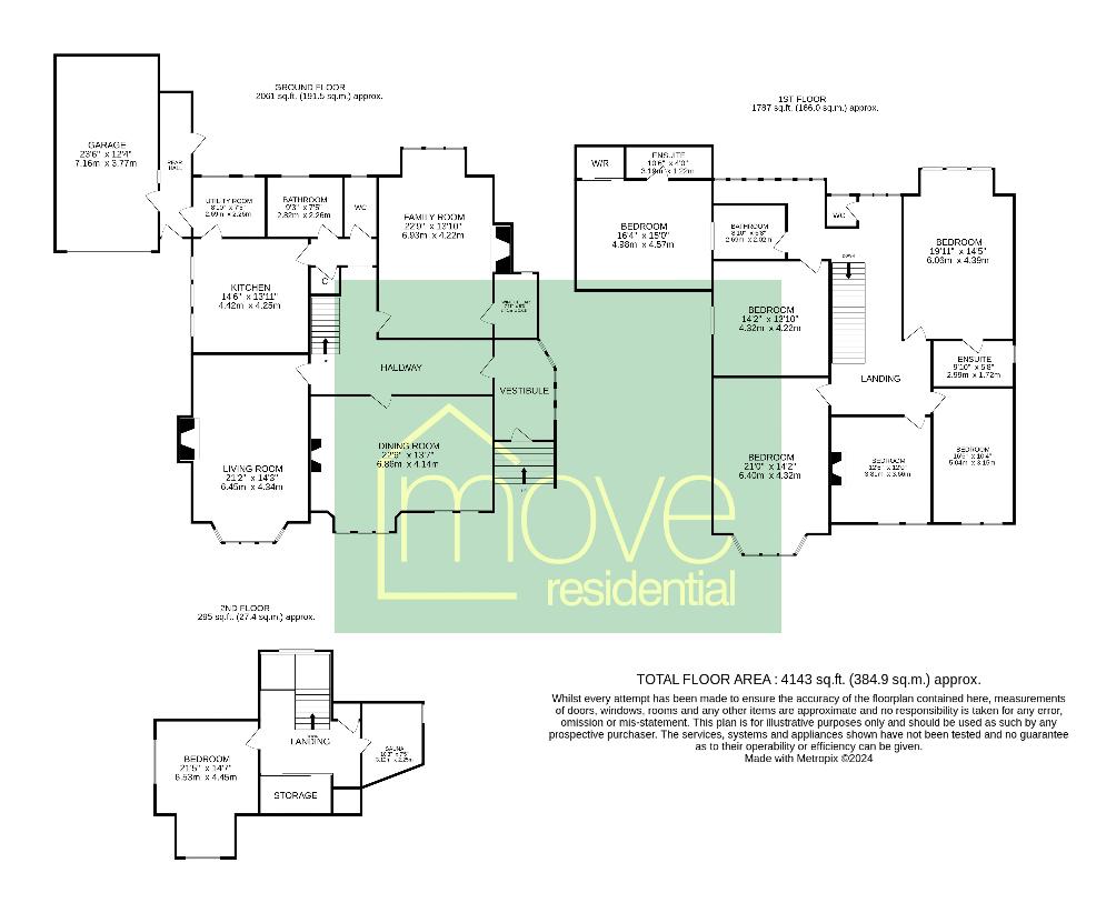 7 bedroom detached house for sale - floorplan