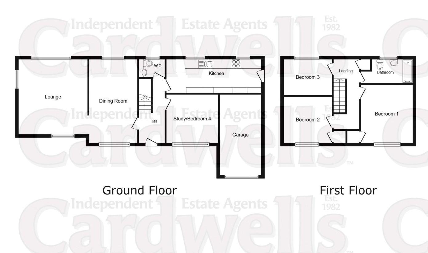 4 bedroom detached house for sale - floorplan