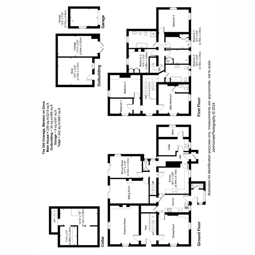 7 bedroom detached house for sale - floorplan