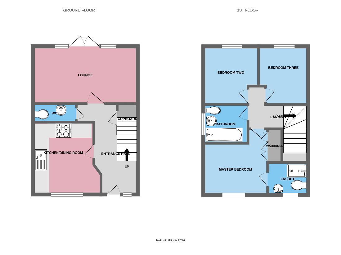 3 bedroom property for sale - floorplan