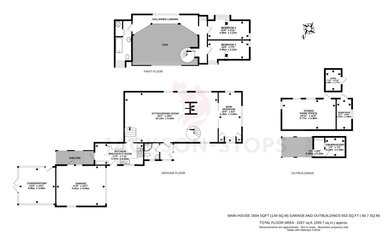 3 bedroom property for sale - floorplan