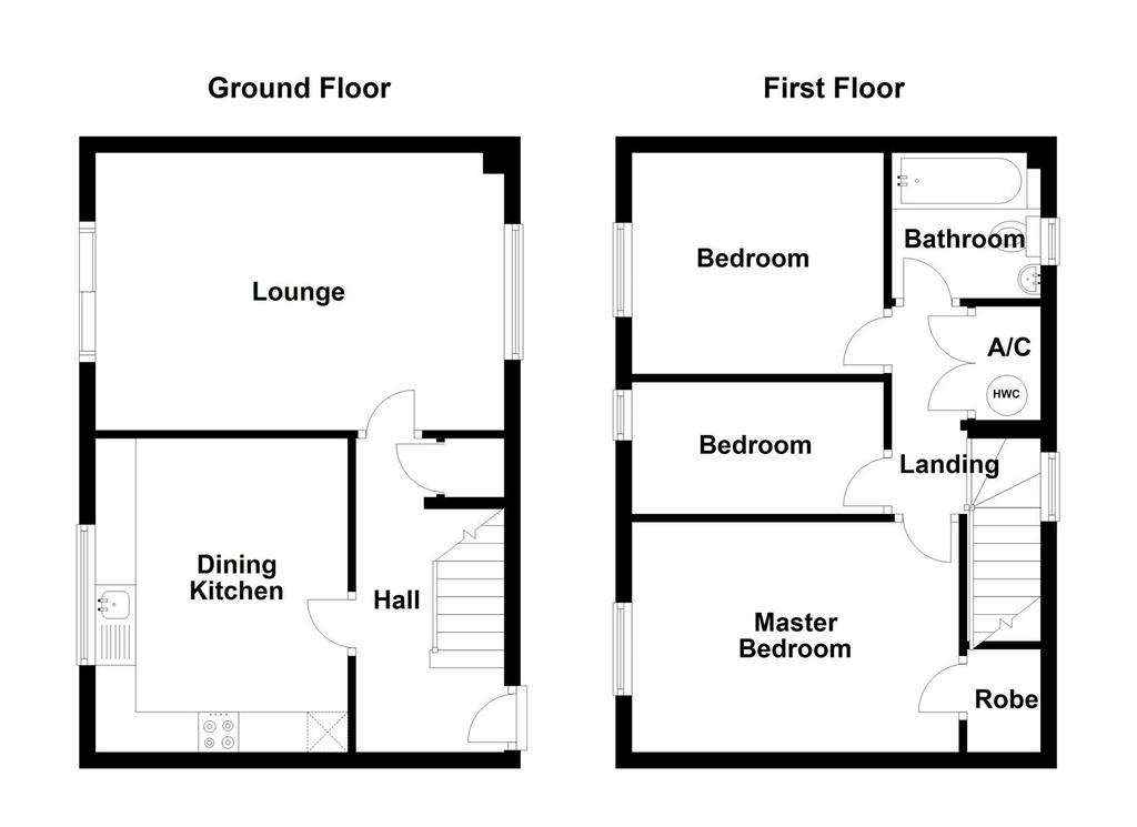 3 bedroom detached house for sale - floorplan