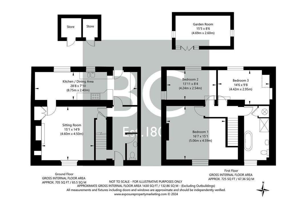 3 bedroom house for sale - floorplan