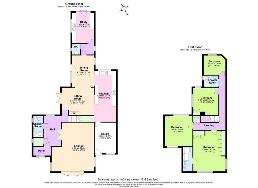 4 bedroom detached house for sale - floorplan