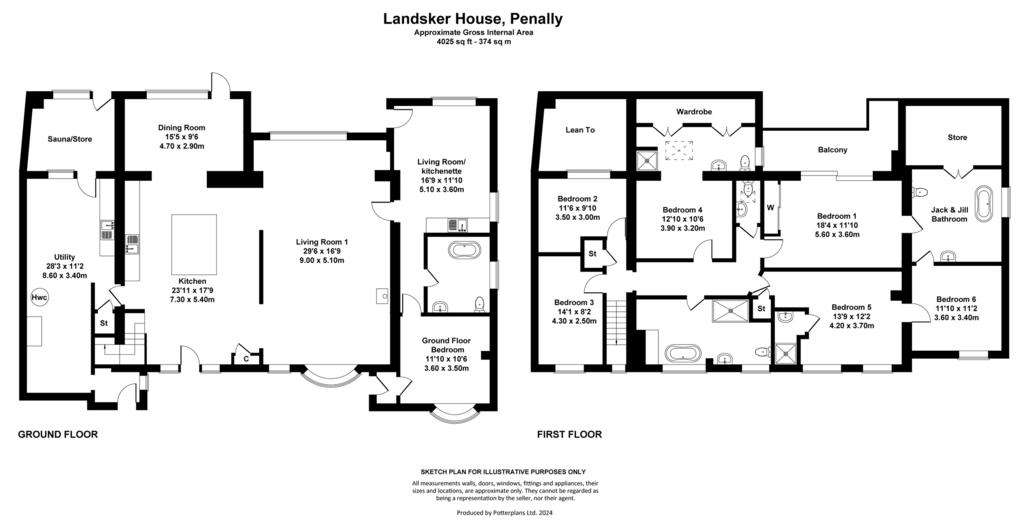 7 bedroom detached house for sale - floorplan